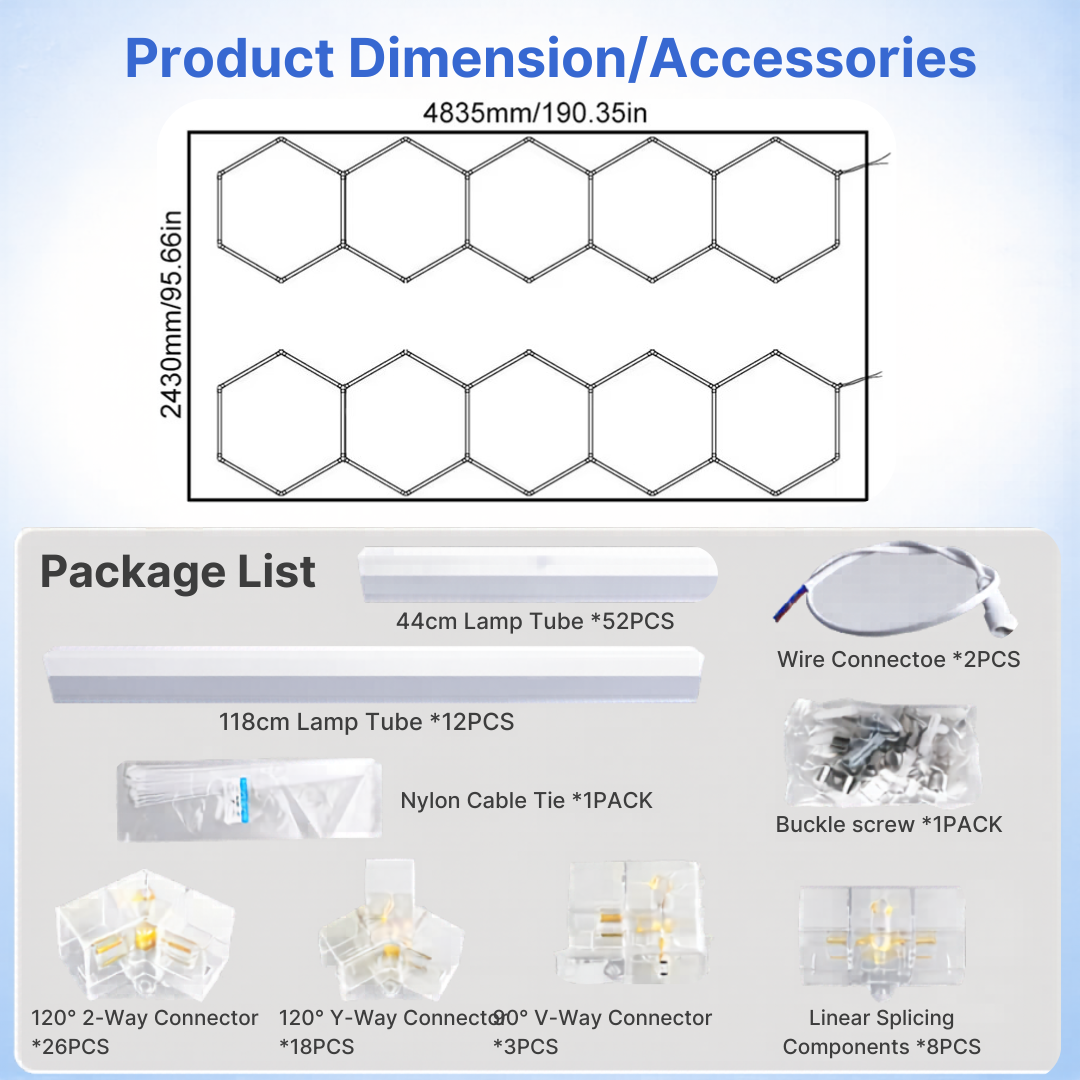 Hexagon LED Lighting