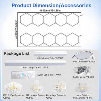 Hexagon LED Lighting
