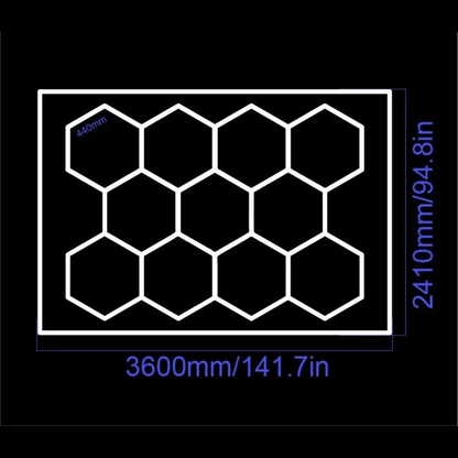 Hexagonal LED Ceiling Lights