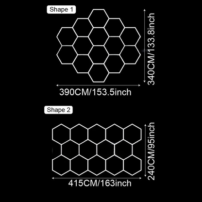 Hexagonal LED Ceiling Lights