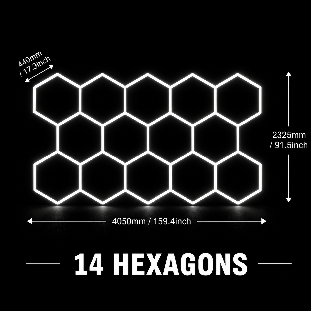 Hexagon LED Lighting