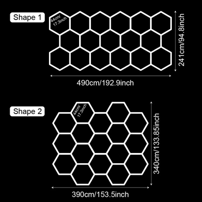 Hexagonal LED Ceiling Lights
