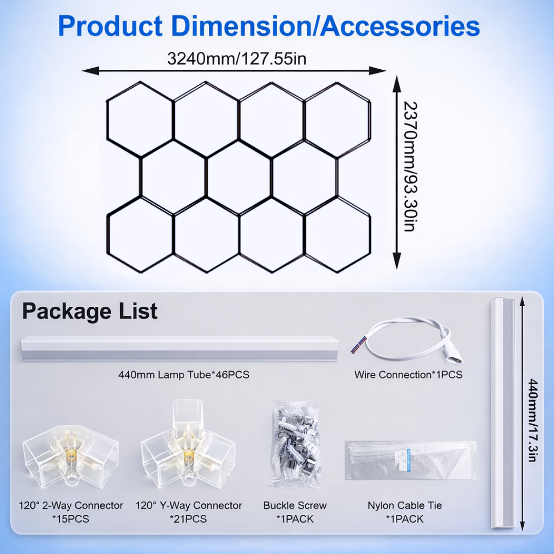 Hexagon LED Lighting