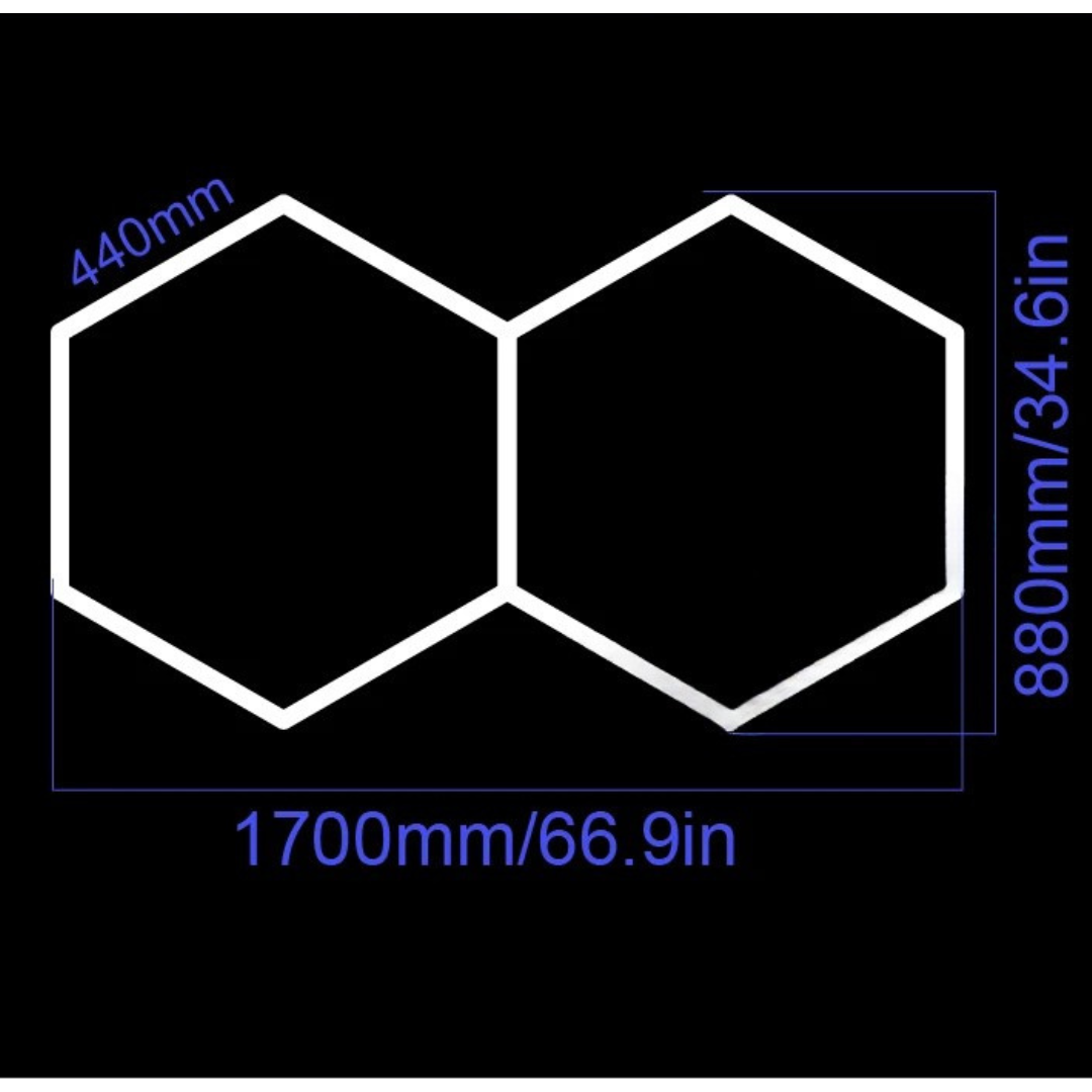 Hexagonal LED Ceiling Lights