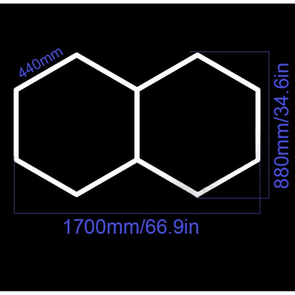 Hexagonal LED Ceiling Lights