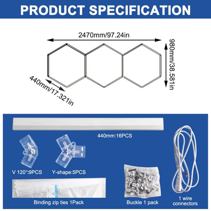 Hexagon LED Lighting