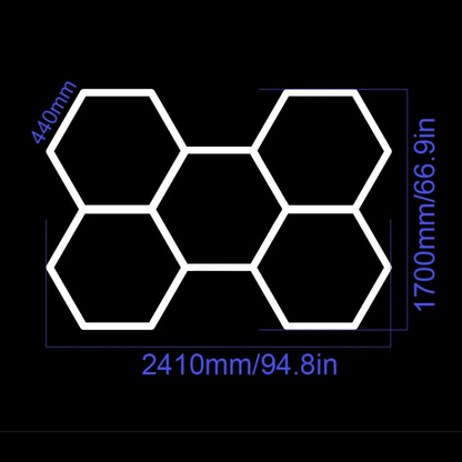 Hexagonal LED Ceiling Lights