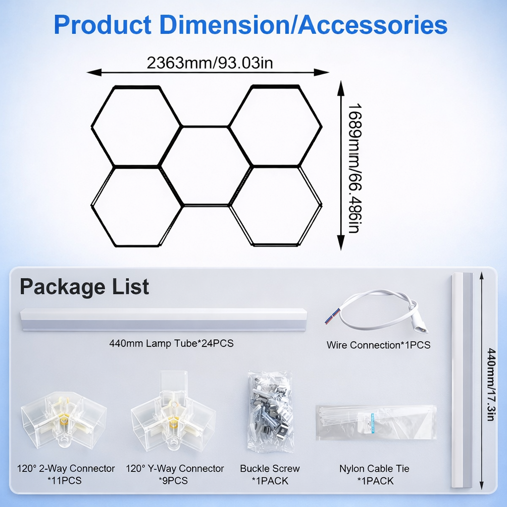 Hexagon LED Lighting
