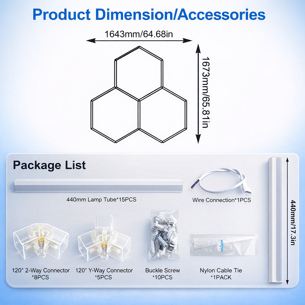 Hexagon LED Lighting