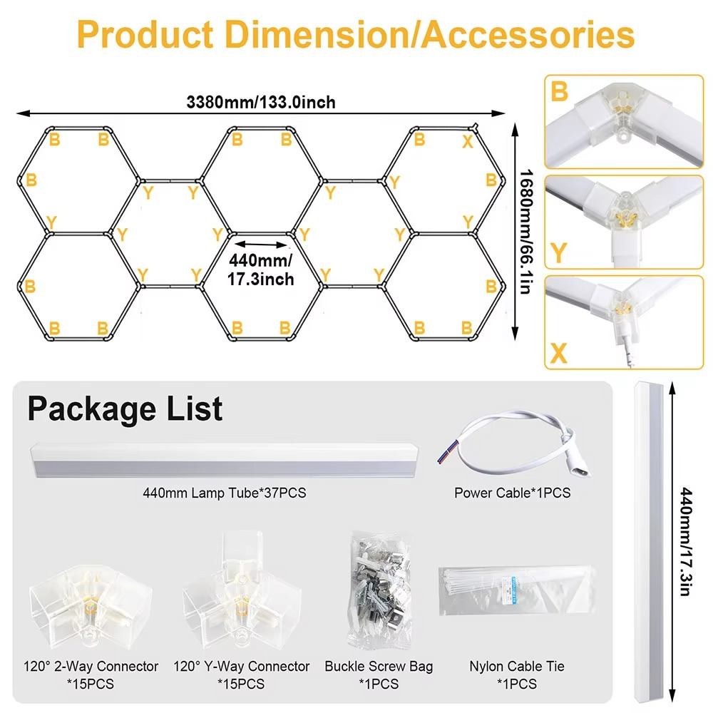 Hexagon LED Lighting