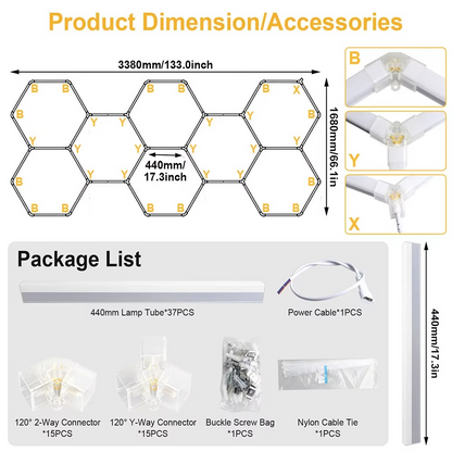 Hexagon LED Lighting