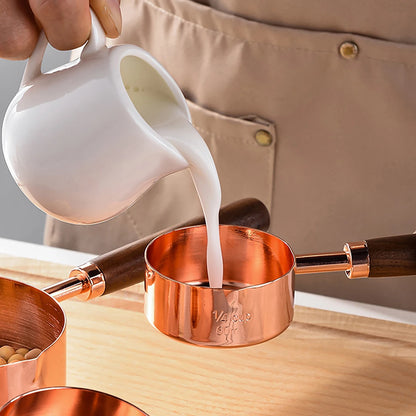 Luxury Metal Plated Measuring Cup Set
