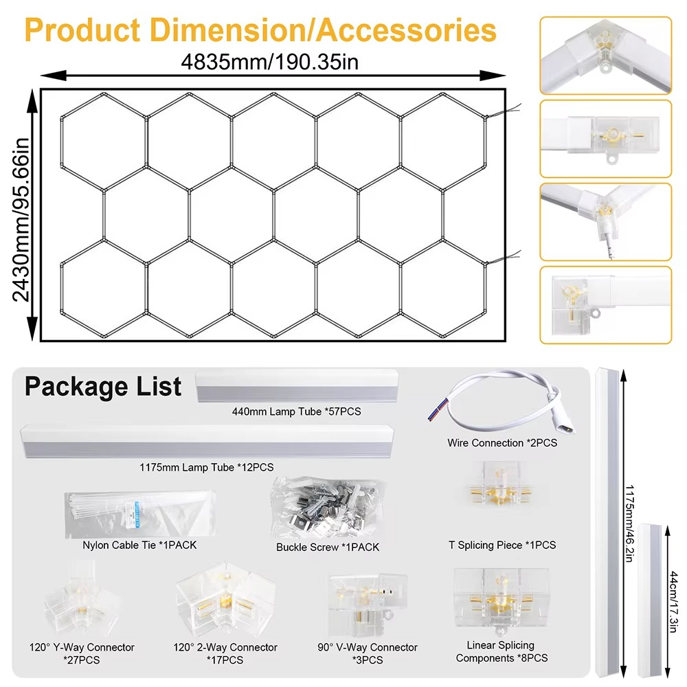 Hexagon LED Lighting