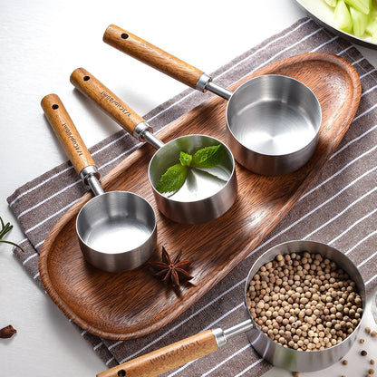 Luxury Metal Plated Measuring Cup Set