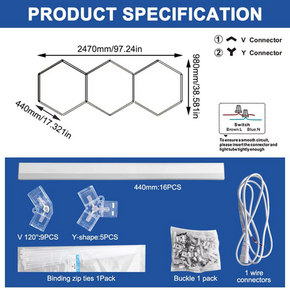 Hexagon LED Lighting