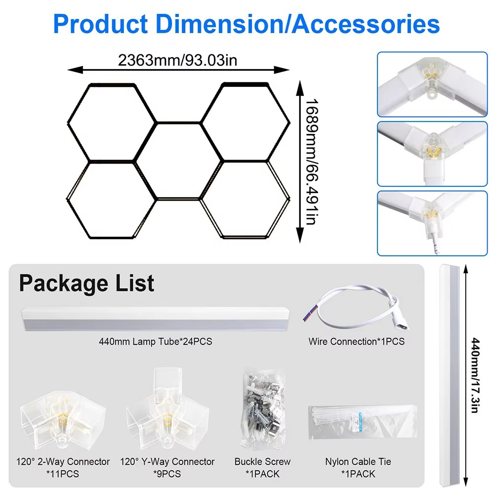Hexagon LED Lighting