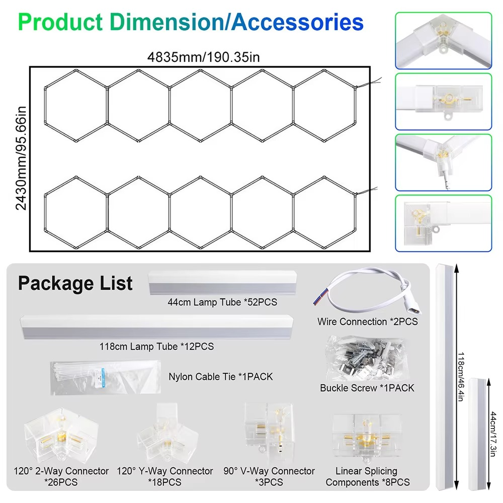 Hexagon LED Lighting