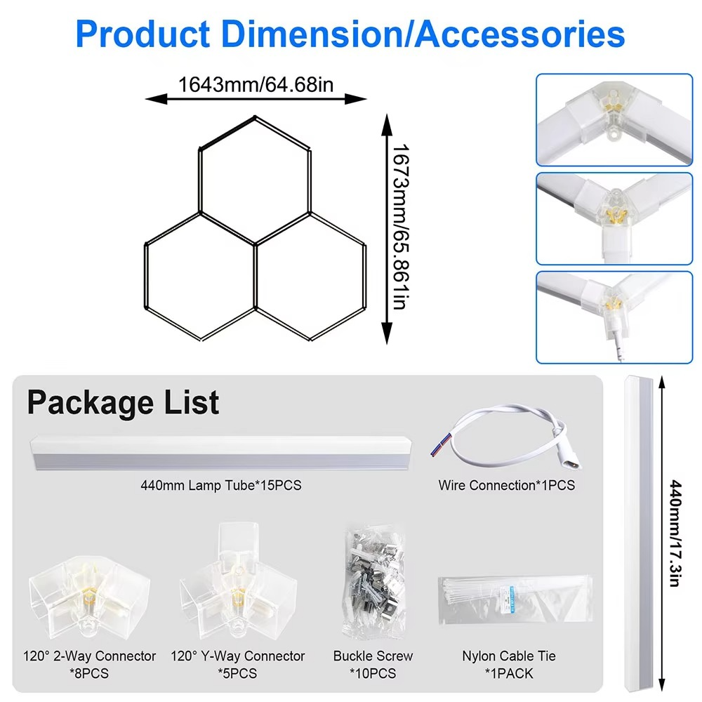 Hexagon LED Lighting