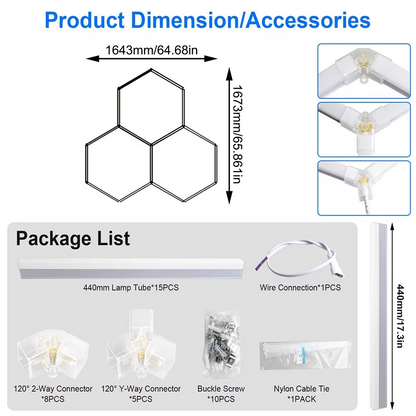 Hexagon LED Lighting