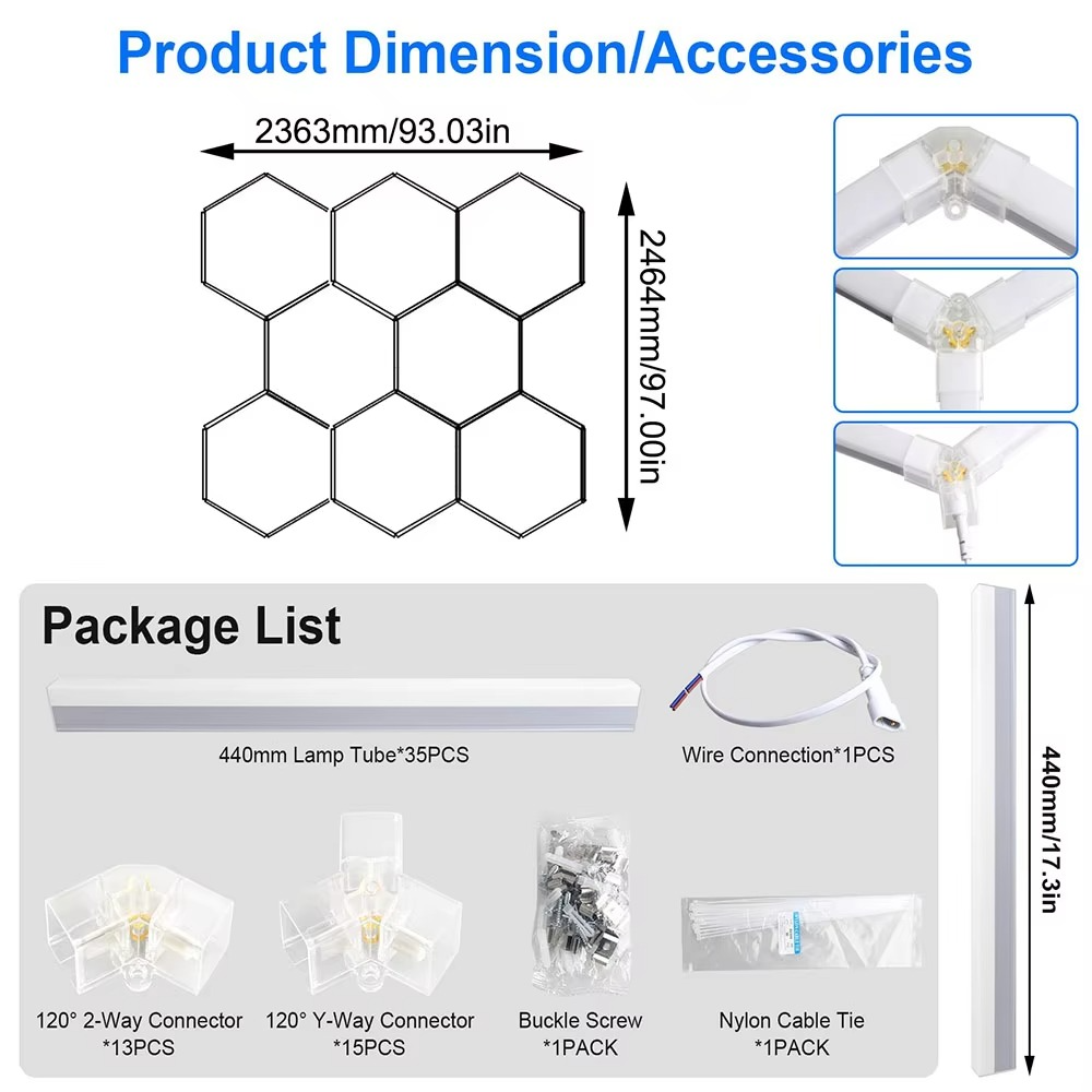 Hexagon LED Lighting