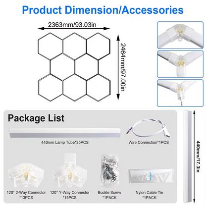 Hexagon LED Lighting