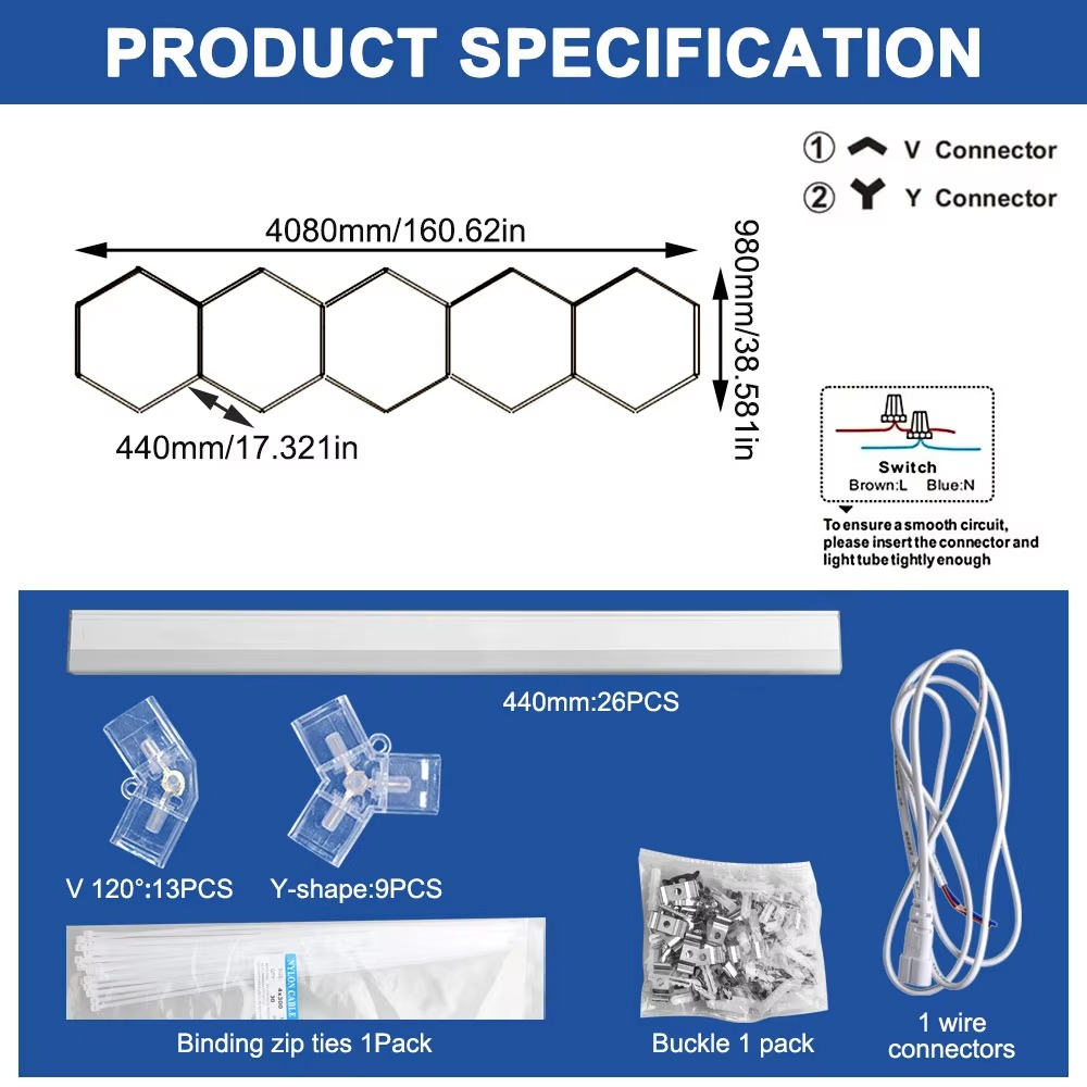 Hexagon LED Lighting