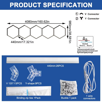 Hexagon LED Lighting
