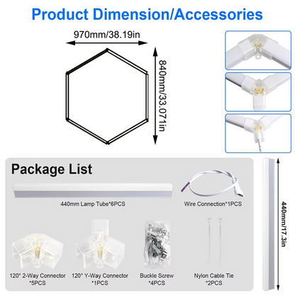 Hexagon LED Lighting