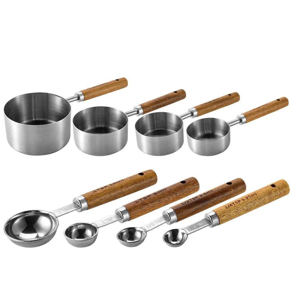 Luxury Metal Plated Measuring Cup Set